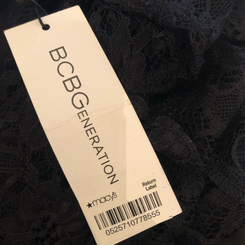 Bcbgeneration Bcbg lace dress black NWT - Picture 5 of 8